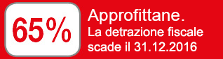 Approfitta della detrazione fiscale del 65% fino al 31 dicembre 2015